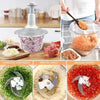 Hand Pulled Multipurpose Chopper & Cutter | Rope Pulled Chopper Multifunctional Meat Grinder, Vegetable Cutter (random Color)