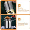 Stainless Steel Deep Fryer Pot with Strainer – Heavy-Duty 1200ml Oil Capacity Frying Pan for Home Kitchen