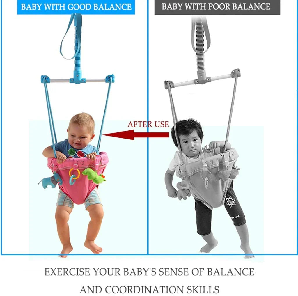 Exer Door Jumper + Swing For Baby (random Color )