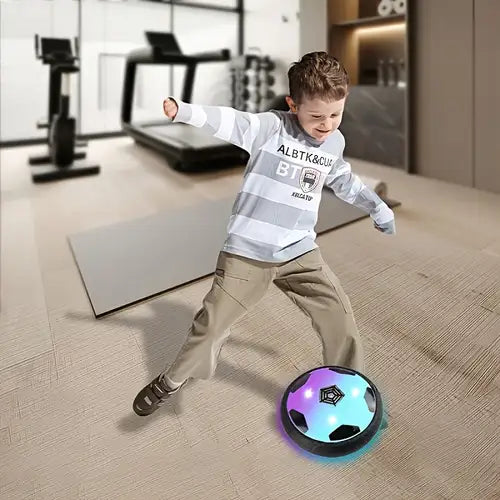 Electric Air Floatage Ball , Foot Ball Hover Ball Light-up Indoor Games For Kids
