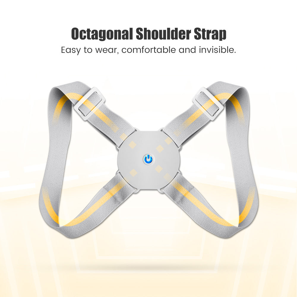 Adjustable Spine Back Support Posture Sensor Belt (random Color)