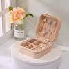 Mini Jewelry Organizer Box – Portable PU Leather Travel Case for Rings, Earrings, Necklaces & Watches | Gift for Women & Girls