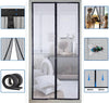 Hands-Free Retractable Magic Mesh Screen Door – Magnetic Closure, Easy to Install, Keeps Bugs Out