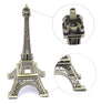 7-Inch Eiffel Tower Statue – Bronze Metal Paris Souvenir for Home, Office & Events