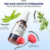 Feg Plus Hair & Beard Growth Serum Spray 50ml – 5% Minoxidil with Seaweed, Rosemary, Redensyl & Anagain for Hair Regrowth & Anti-Hair Loss