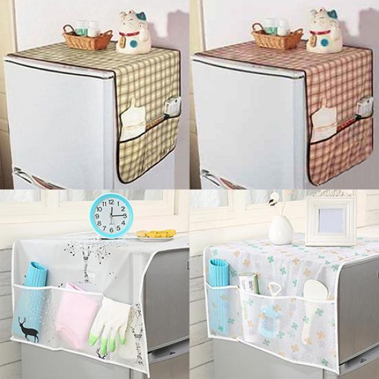 Anti-Dust Waterproof Oil-Proof Refrigerator Fridge Cover