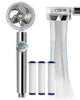 Pressurized Shower Head Turbine Shower Accessories One Piece Water Stop