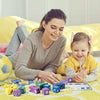 Fun Face Puzzle Cube Children Wooden Face Changing Cube Game