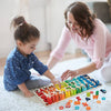 Wooden Puzzle Sorting Learning Board Toys | Abc, Numbers, Shapes, Abacus, Fish Picking Activity And Animals | Preschool Education Montessori Toys