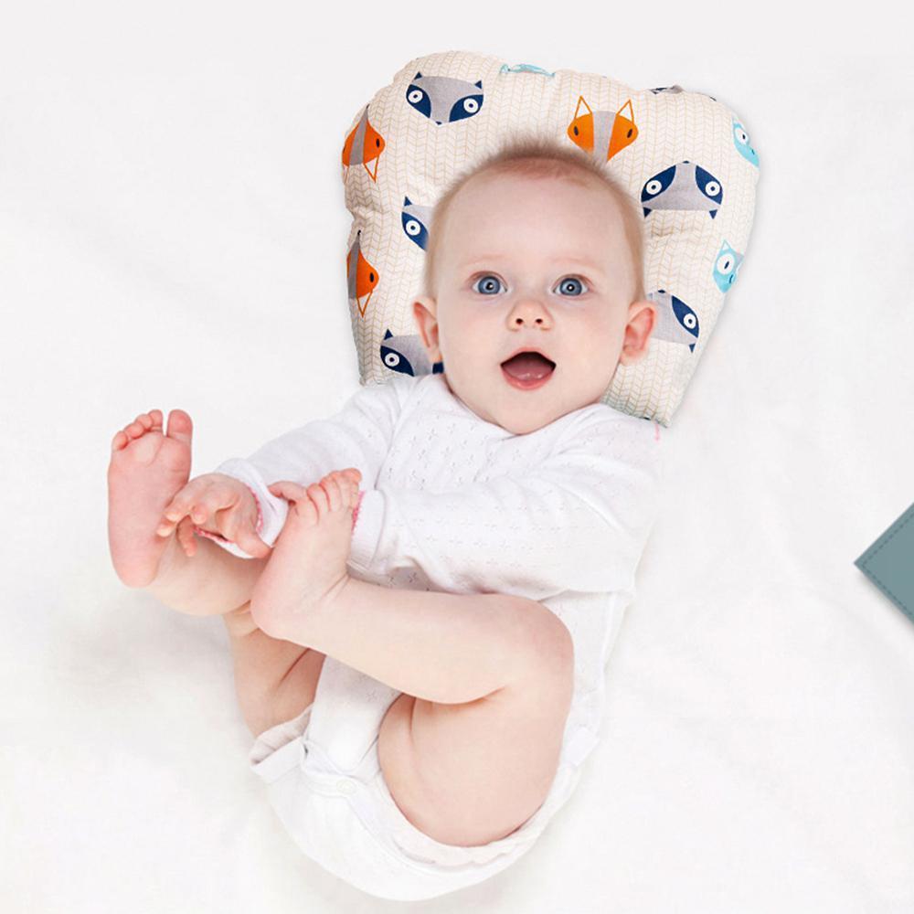 Adjustable Newborn Head Shaping Pillow – Soft, Breathable Cushion for Flat Head Prevention | Portable Infant Support (Random Color & Design, No Box)
