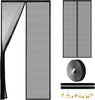 Hands-Free Retractable Magic Mesh Screen Door – Magnetic Closure, Easy to Install, Keeps Bugs Out