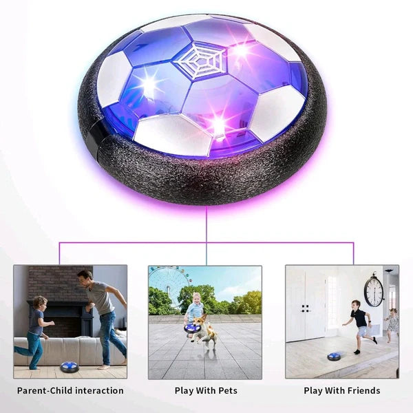 Electric Air Floatage Ball , Foot Ball Hover Ball Light-up Indoor Games For Kids