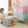 Lucky Teddy Bear Storage Bag – Clothes & Toy Organizer | Cartoon Animal Storage Box (random Design & Color)