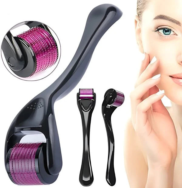 Skin Therapy 0.5 Derma Roller With 540 Micro Needle Roller For Men And Women | Derma Roller 540 Titanium Needle (0.5mm)