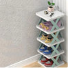 High-Quality 5-Tier X-Shaped Shoe Rack – Space-Saving Floor Organizer (Without Box)