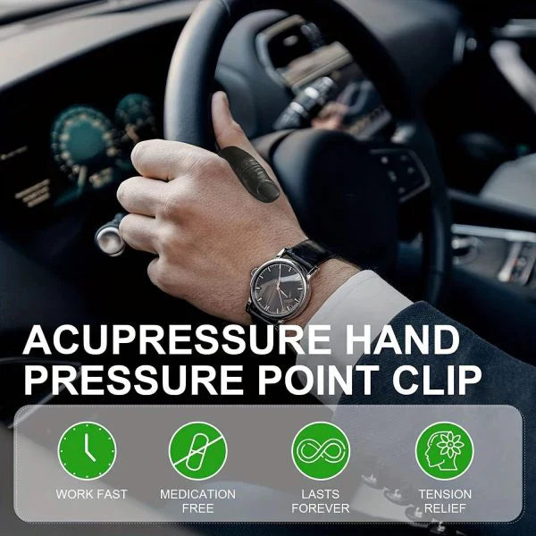 Original LI4 Acupressure Point Clip – Wearable Sugar Control & Migraine Relief Hand Clip